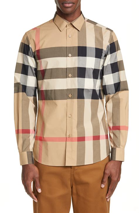 burberry shirt cheap mens